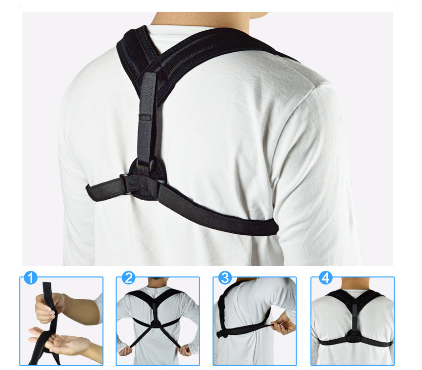 Adjustable Posture Corrector for Back Support