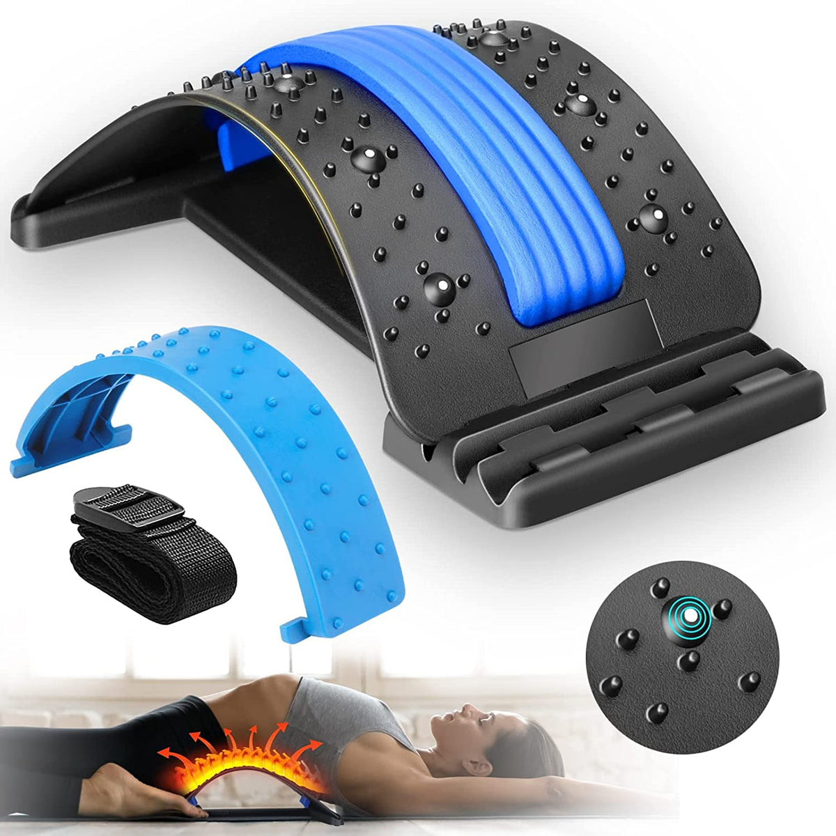 Multi-Level Adjustable Back Massager